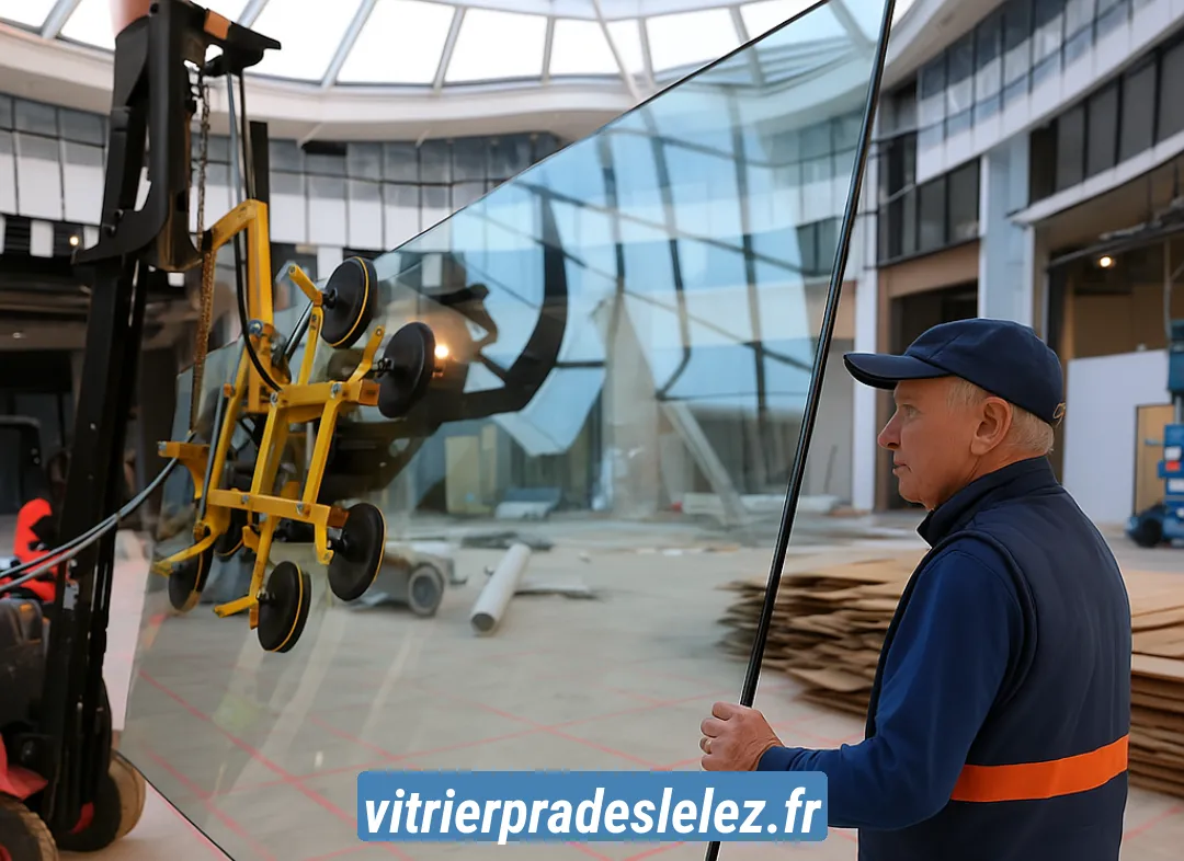 Remplacement de vitrine magasin Prades-le-Lez